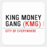 King Money Gang  Stickers