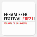 EGHAM BEER FESTIVAL  Stickers