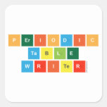 Periodic
 Table
 Writer  Stickers