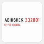 Abhishek  Stickers