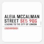 Aleia Mccalman Street  Stickers
