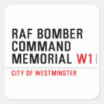 raf bomber command memorial  Stickers