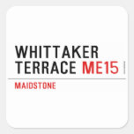 whittaker  terrace  Stickers