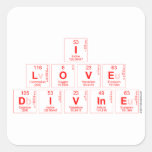 I
 LOVE 
 DIVINE  Stickers