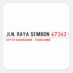 Jln. Raya sembon  Stickers