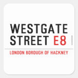 Westgate street  Stickers