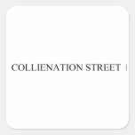 COLLIENATION STREET  Stickers