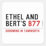 ETHeL and Bert’s  Stickers
