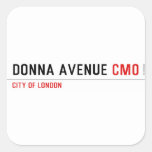 Donna Avenue  Stickers