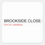 brookside close  Stickers