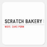 SCRATCH BAKERY  Stickers