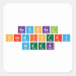 National 
 Chemistry
 Week  Stickers