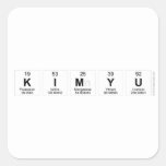 Kimyu  Stickers
