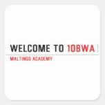 Welcome To  Stickers