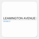 Leamington Avenue  Stickers