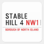 stable hill 4  Stickers
