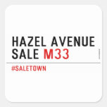 Hazel Avenue  Sale  Stickers