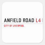 Anfield road  Stickers
