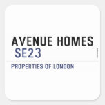 Avenue Homes   Stickers