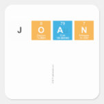 JOAN
 
   Stickers