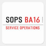 SOPS  Stickers