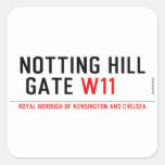 notting hill  gate  Stickers