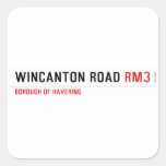 WINCANTON ROAD  Stickers