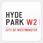 HYDE PARK  Stickers