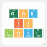 God
 is
 love  Stickers