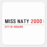 Miss Naty  Stickers