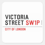 Victoria Street  Stickers