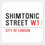 Shimtonic Street  Stickers
