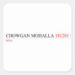 Chowgan mohalla  Stickers