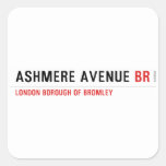 ASHMERE AVENUE  Stickers