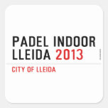 PADEL INDOOR LLEIDA  Stickers