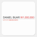 DANIEL BUAR  Stickers