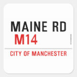 MAINE RD   Stickers