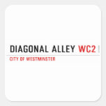 Diagonal Alley  Stickers