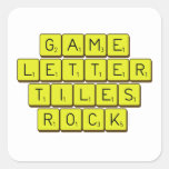 Game
 Letter
 Tiles
 ROCK!  Stickers