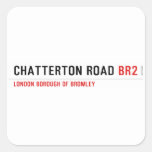 Chatterton Road  Stickers