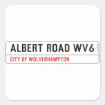 Albert Road  Stickers