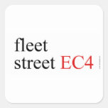 fleet  street  Stickers