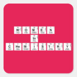 WOMEN 
 IN 
 CHEMISTRY  Stickers