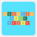 Periodic
 Table
 Writer  Stickers