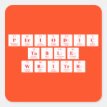 Periodic
 Table
 Writer  Stickers