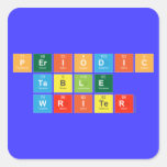 Periodic
 Table
 Writer  Stickers