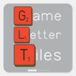Game
 Letter
 Tiles  Stickers