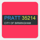 PRATT  Stickers