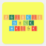 Periodic
 Table
 Writer  Stickers