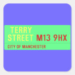  terry Street  Stickers